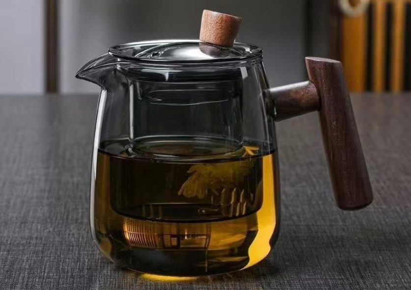 Чайник 550 мл (стекло) — дымчатый